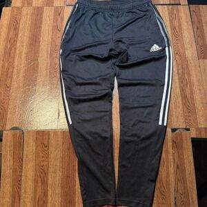 Adidas Black Striped Retro Tech Sportswear Track Sweatpants Medium